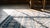 1920s Blue White Geometric Antique Indian Agra Cotton Carpet 4' X 7' Handknotted Rug For Sale - Image 9 of 11