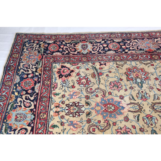 1910s High Quality Antique Bold All Over Design Floor Rug - 9' 2'' X 12' 4'' For Sale In Tampa - Image 6 of 12
