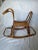 Vintage Rattan Caned Seat Rocking Horse For Sale - Image 4 of 7