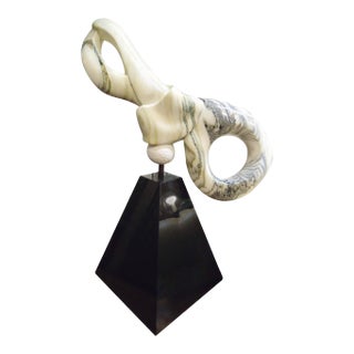 Stunning Marble Mobile Sculpture by Sharon Gainsburg For Sale