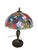 1980s Tiffany Style Stained Glass Table Lamp, 1980 For Sale - Image 5 of 8