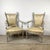 French Pair of Louis XVI Style Neoclassical Armchairs For Sale - Image 3 of 12
