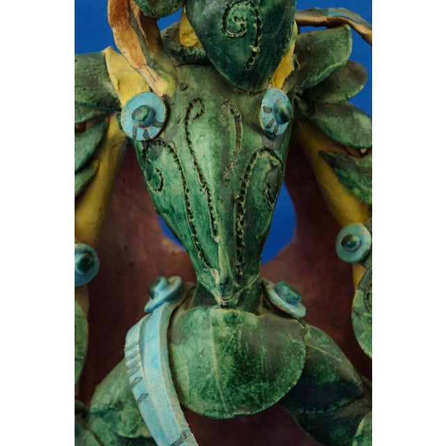 20th Century Ceramic Sculpture of a Medieval Knight by Dino Caruso, Italy For Sale - Image 15 of 18