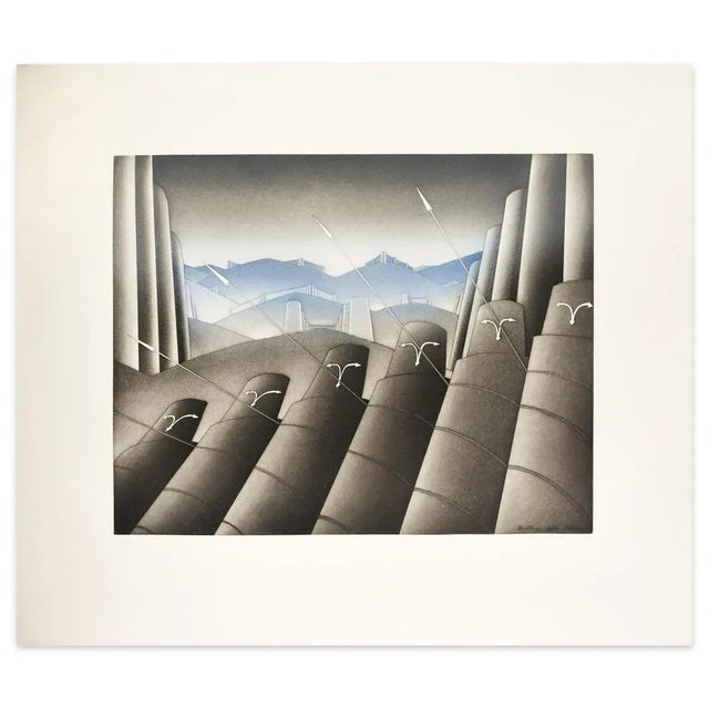 La menace i is an original color etching and aquatint on wove paper, realized in 1978 by the belgian illustrator jean...