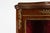 Brown French Louis XV Style Corner Display Cabinet with Arched Glass, 1950 For Sale - Image 8 of 17