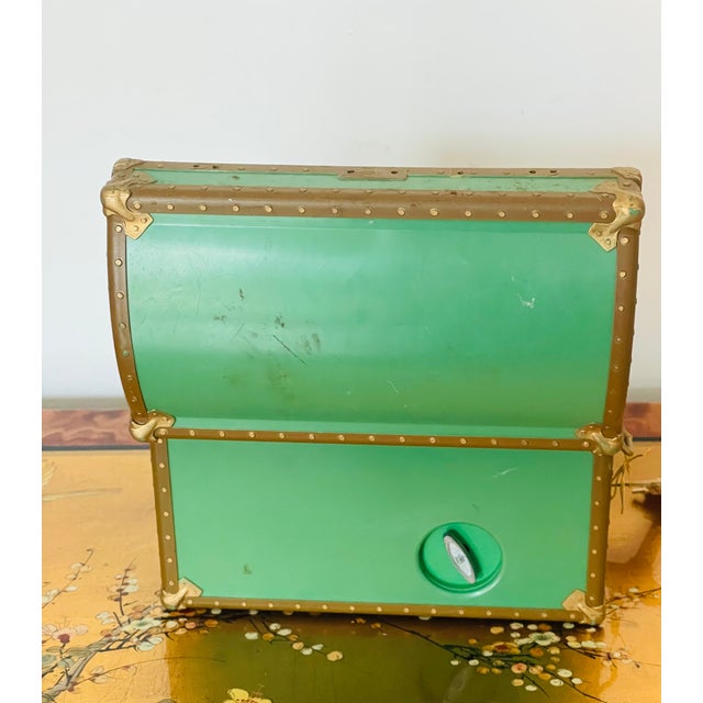 Antique mechanical musical toy automata - Toy chest. Made in Macao. Collectible and decorative. From a private Boca Raton...
