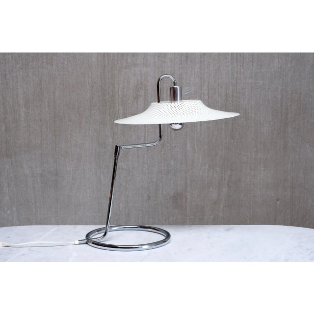 Large Metal Desk Lamp by Börge Lindau & Bo Lindekrantz for Zero, Sweden, 1970s For Sale - Image 14 of 14