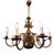 Vintage Dutch Chandelier with Fish For Sale