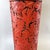 Large Carved Red Cinnabar-Style Lacquer Floor Vase or Umbrella Stand, Beijing Factory For Sale - Image 13 of 17