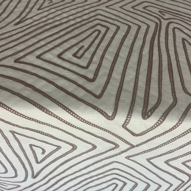 2020s Pierre Frey Tonga Silk Matka Fabric - 3 Yards For Sale - Image 5 of 9