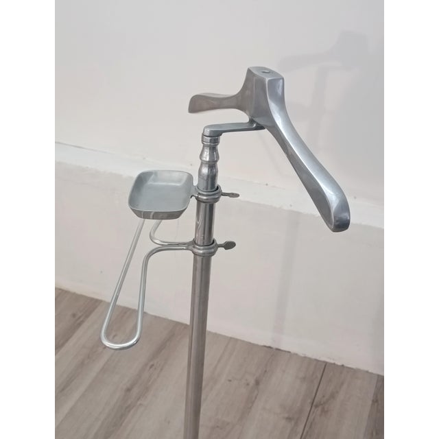 Silver Chrome-Plated Metal Valet Stand, France, 1960s For Sale - Image 8 of 9