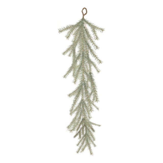Glitter Pine Hanging Garland 48" For Sale