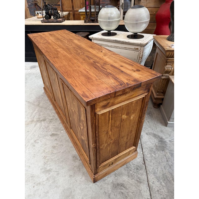 Fir Wood Counter, 1960s For Sale - Image 6 of 11