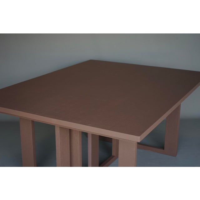 Contemporary Bossche School Merbau Dining Table from Hans van der Laan & Harry van Hal, 1979 For Sale - Image 3 of 18