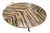 GregoDesigned Round Reclaimed Wood Lath Table Top For Sale
