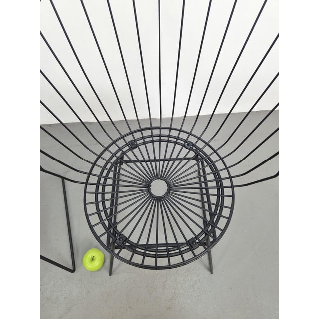 Wire Chair by Cees Braakman for Pastoe, 1950s, Set of 2 For Sale - Image 15 of 16