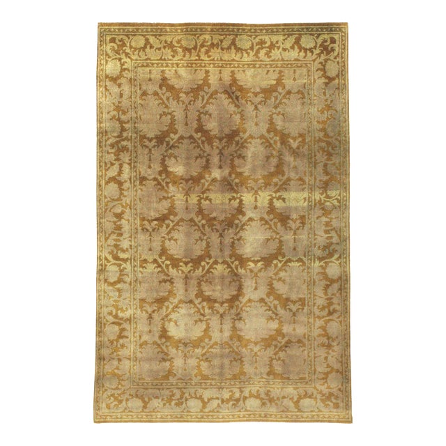 Galerie Shabab Collection Mid-20th Century Indian Lahore Accent Rug For Sale