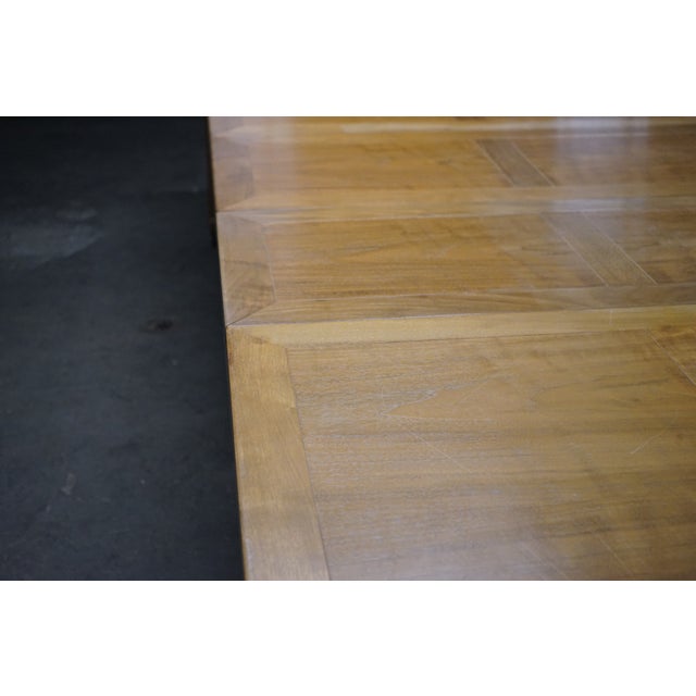 Michael Taylor 1950s Michael Taylor for Baker Walnut Extension Dining Table Far East Collection For Sale - Image 4 of 18