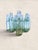 Collection of 9 English Antique Aqua Glass Cod Neck Marble Bottles, Bristol, Circa 1900 For Sale - Image 4 of 7