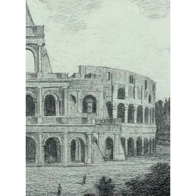 1950s Frédéric Schmied, Colisée, Rome, 1959, Charcoal on Paper For Sale - Image 5 of 8