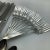 8 knives that measure 9 inches long by 3/4 inch wide 8 salad forks at 7 1/2 inches long by 1 inch wide, 8 forks at 6 1/2...