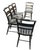 Wood Vintage Set of 5 Genuine Nichols & Stone Stenciled Chairs. For Sale - Image 7 of 12
