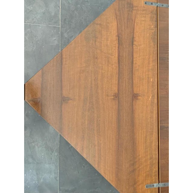 Extendable Table with Overwhelming Envelope Openings attributed to Vittorio Introini for Luigi Sormani, 1970s For Sale - Image 14 of 15