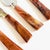 Metal Vintage Tortoiseshell Handle Cheese Serving Tools by Sheffield, England - 4 Piece Set For Sale - Image 7 of 9