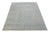 This exquisite contemporary rug is hand-knotted from high-quality wool and showcases a striking gray and blue color...
