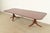Baker Furniture Style Georgian Mahogany Double Pedestal Extension Dining Table, Newly Refinished For Sale - Image 14 of 14