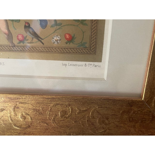 Antique Original Print Plate LXI 1869 Renaissance Pope Gregory XIII & Italy Larson Juhl Gold Leaf Frame For Sale - Image 4 of 8