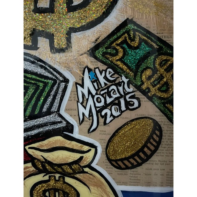 Textile "Cash Machine Richie", Mike Mozart (MiMo) For Sale - Image 7 of 8
