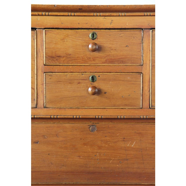 Boho Chic Antique 19th Century Provençal Sculptural Commode in Pine Wood, Denmark, 1850s For Sale - Image 3 of 18