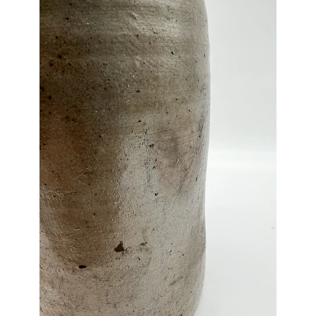 Ceramic Antique Pennsylvania Folk Art Stoneware Preserve Jar, Circa 1850's For Sale - Image 7 of 12
