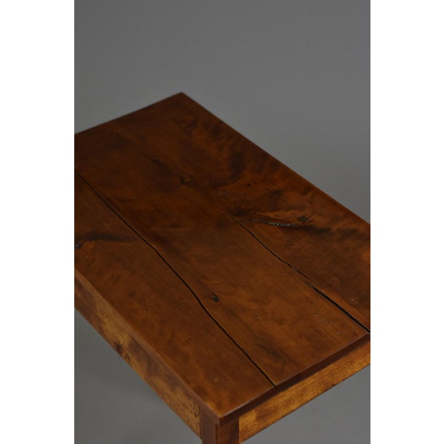 Walnut Side Table with Drawer For Sale - Image 6 of 18