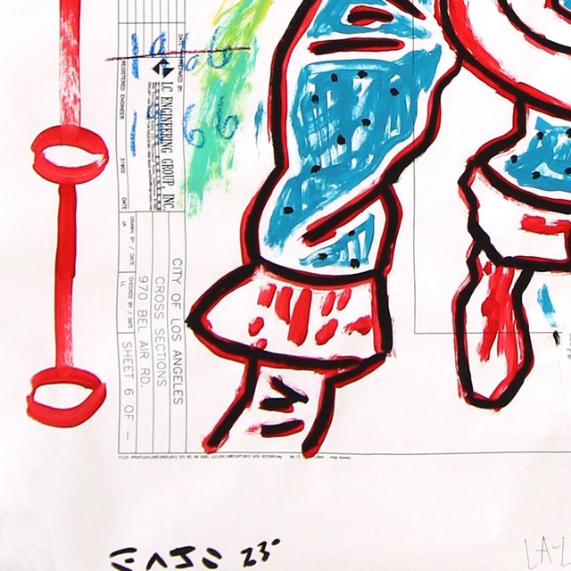 2020s Avenging Heart - Abstract Figurative Colorful Comic Book Pop Original Artwork by Gary John For Sale - Image 5 of 6