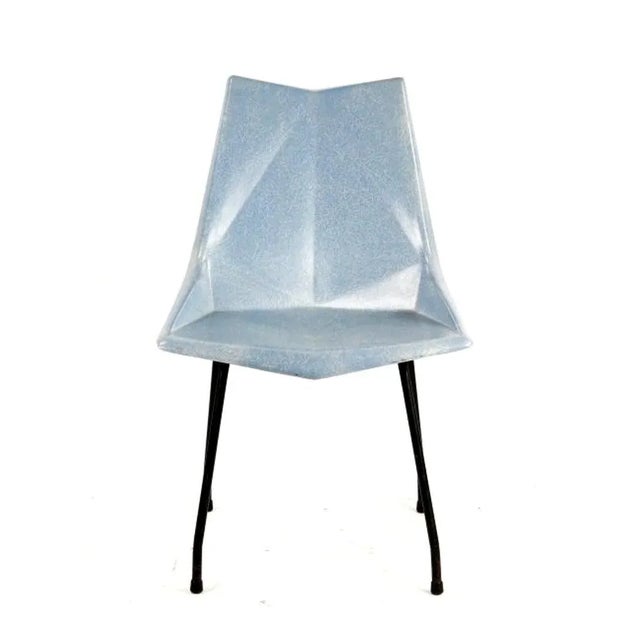A rare design by Paul McCobb (American, 1917-1969) for St. John, circa 1950s, this all original Origami Chair if made of a...