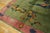 Beautiful Rare Green Color Antique Wool Piler Chinese Art Deco Carpet Rug For Sale - Image 11 of 12