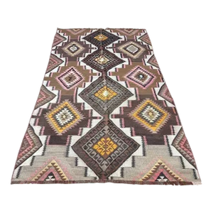 1940s Vintage Turkish Kars Kilim Rug