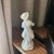 English 18th Century English Staffordshire Boy Playing Bagpipes Sculpture For Sale - Image 3 of 5
