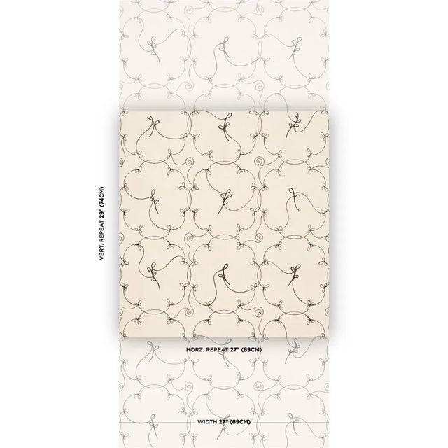 Airy and intricate, this medium-scale pattern evokes the delicacy of openwork embroidery and the spontaneity of line...