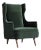 Arteriors Home Budelli Wing Chair Forest Velvet For Sale