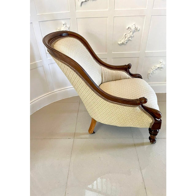 Mid 19th Century Set of Victorian Mahogany Armchairs, 1860s For Sale - Image 5 of 14