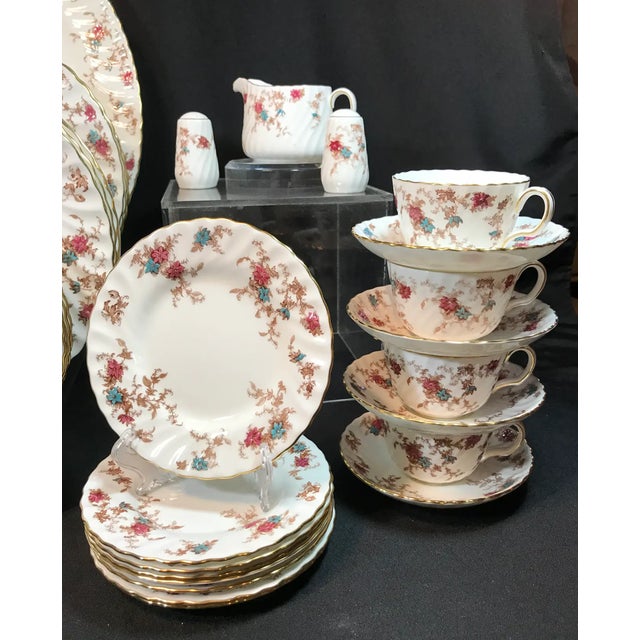 Mid 20th Century Minton "Ancestral" English Bone China Dinnerware Service for 8 - 46 pcs For Sale In Phoenix - Image 6 of 9