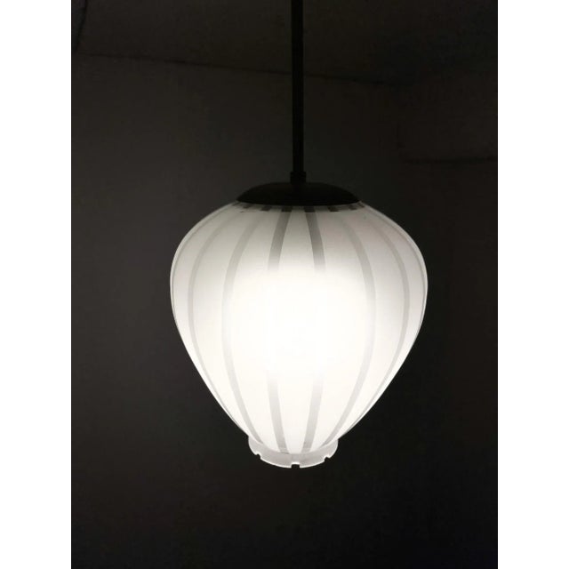 Swedish Art Deco Pendent Brass & Glass, 1940s For Sale - Image 16 of 18