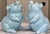 Mid-Century Celadon Ceramic Glazed Pig Figures - A Pair For Sale In Seattle - Image 6 of 12