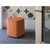 Small Pouf in Vegetable Leather, Suede & Poplar Plywood by Oscar Maschera Dimensions: D 39 x W 45 x H 40 cm. Materials:...