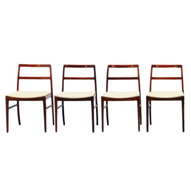 Model 430 Teak Dining Chairs by Arne Vodder for Sibast Mobler, 1960s, Set of 4 For Sale - Image 6 of 6