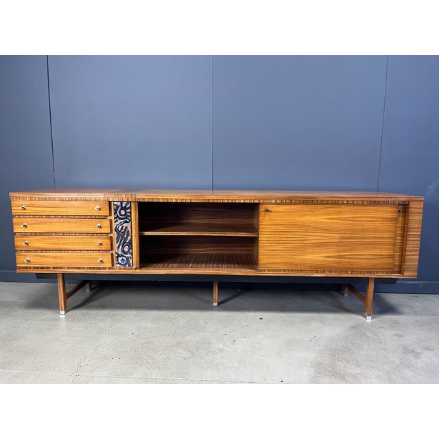 Vintage Sideboard by Pieter De Bruyne for Al Meubel, 1960s For Sale - Image 9 of 9