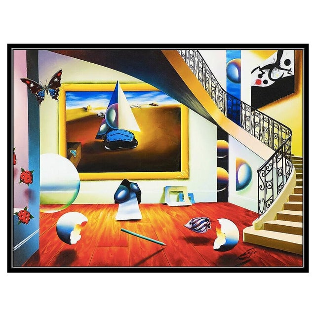 Modern Late 20th Century Stairway to Miro, Ferjo For Sale - Image 3 of 5